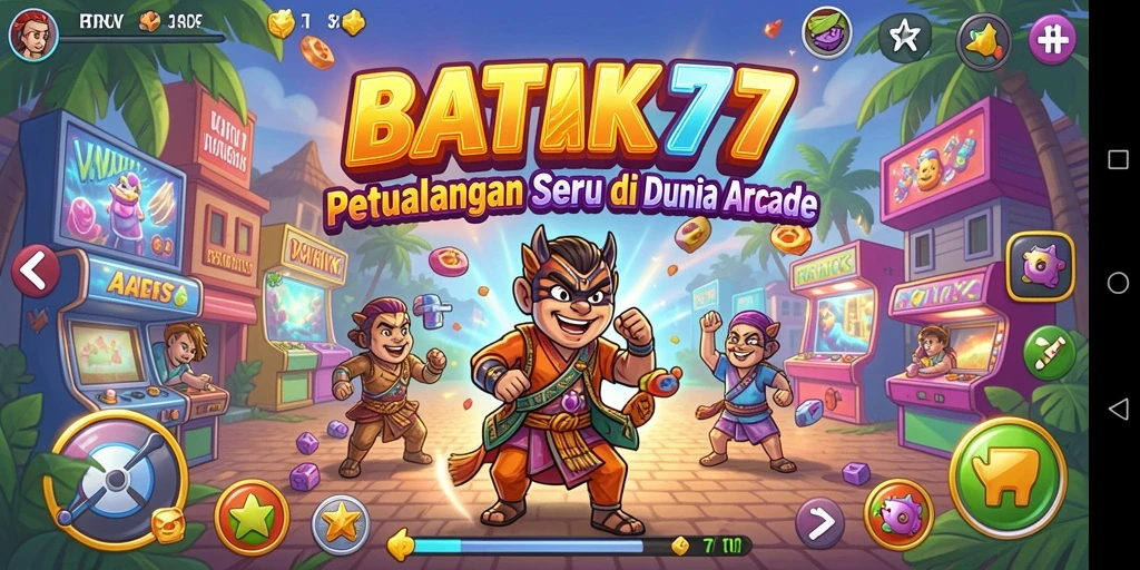 Tangkapan layar gameplay <strong>BATIK77</strong> menampilkan aksi seru dalam permainan arcade.