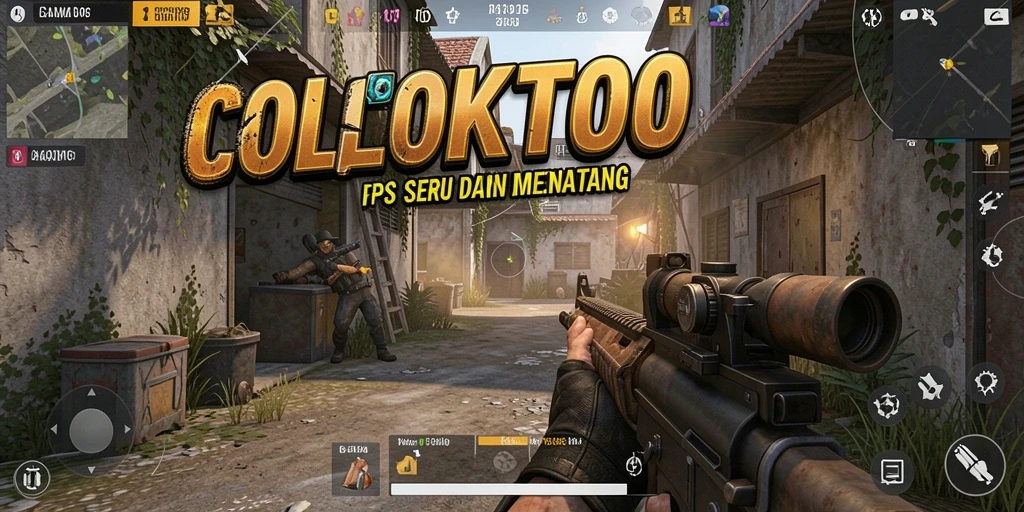 Screenshot gameplay COLOKTOTO yang menarik dalam mode FPS.