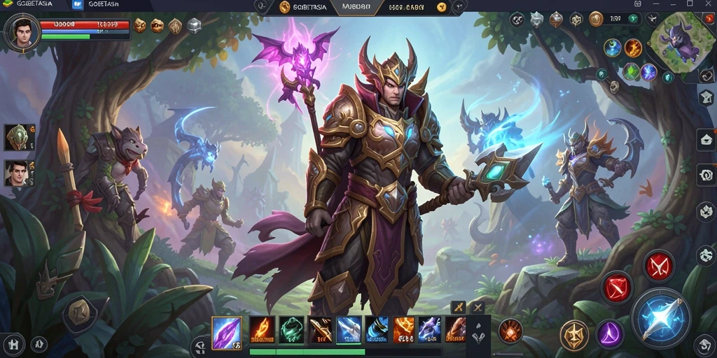 Tampilan gameplay seru di dunia GOBETASIA yang menampilkan petualangan MMORPG.