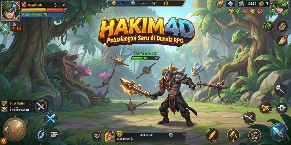 Gambaran gameplay seru dalam HAKIM4D yang penuh tantangan.