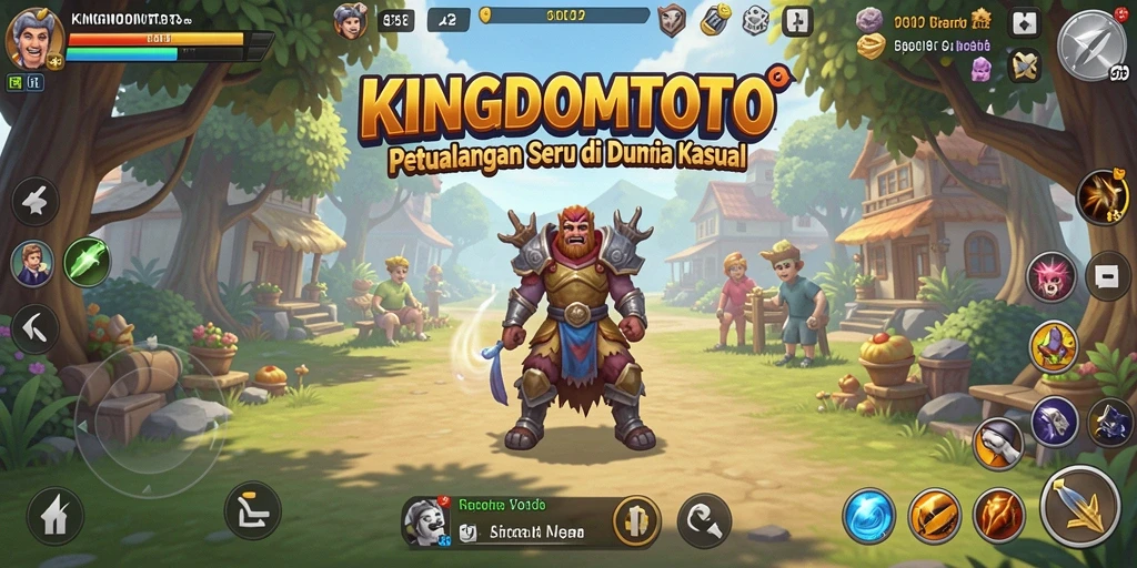 Tangkapan layar menunjukkan momen seru dalam gameplay KINGDOMTOTO.