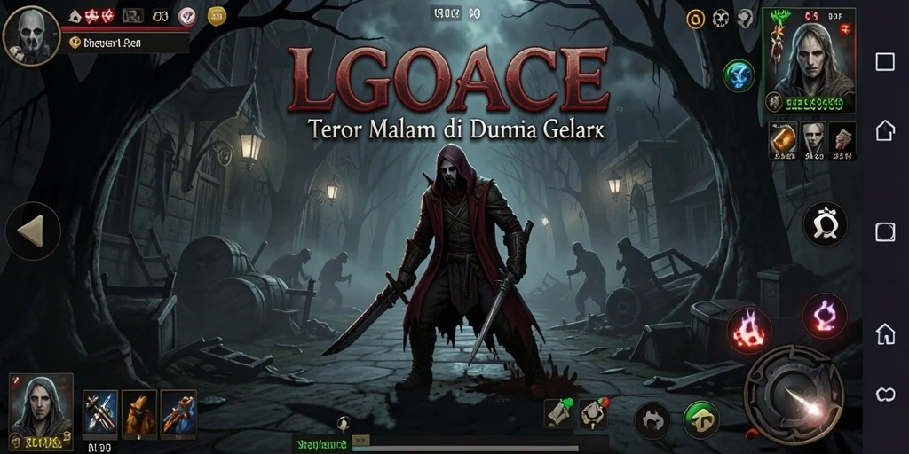 Screenshot LGOACE menampilkan suasana mencekam dan gameplay menegangkan.