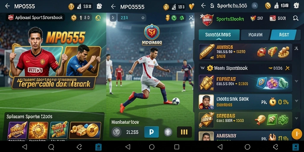 Tampilan gameplay seru dan interaktif dari MPO555.