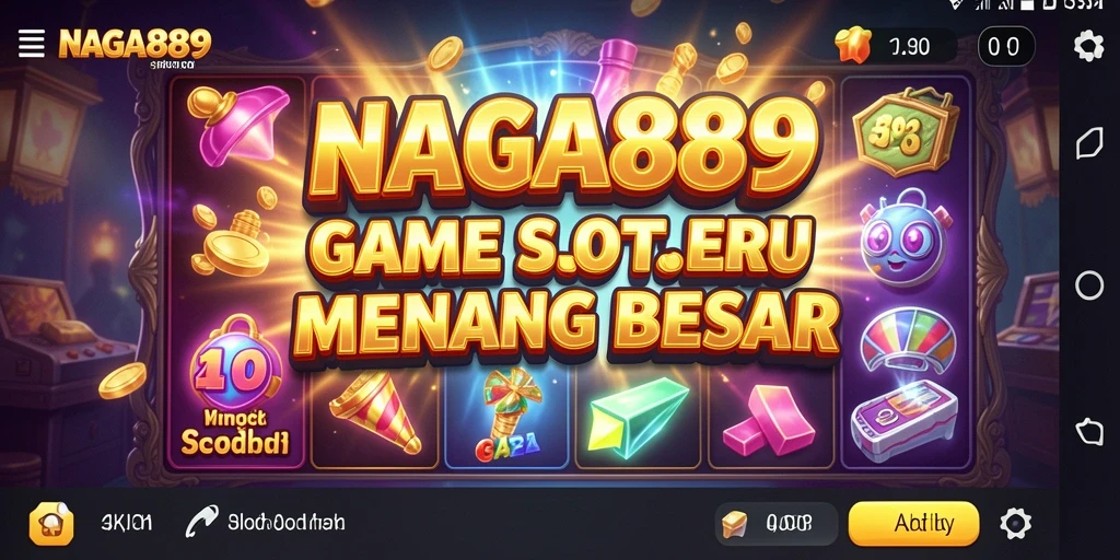 Tampilan gameplay Slot NAGA889 dengan fitur menarik dan simbol menawan.