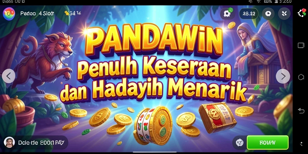 Tampilan slot seru dengan banyak peluang menang di PANDAWIN.