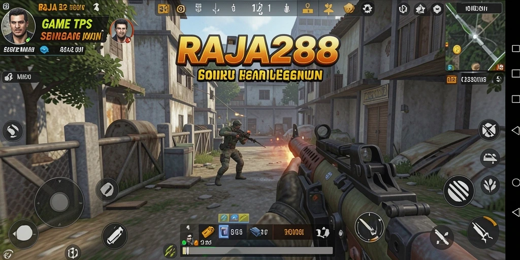 Tampilan gameplay RAJA288 yang mendebarkan dan penuh aksi.
