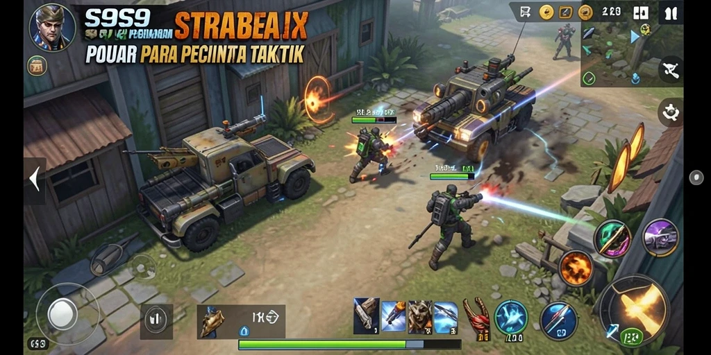 Tampilan gameplay S9S9 yang mendebarkan dan strategis.