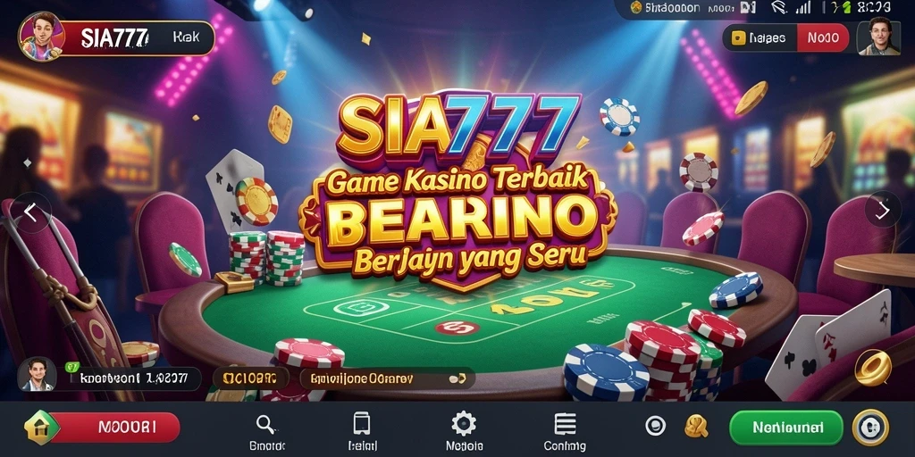 Tampilan menarik dan gameplay seru di SIA777.