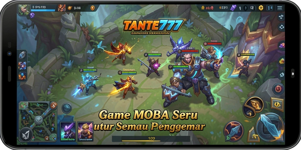 Screenshot dari gameplay TANTE777 yang menampilkan aksi pertempuran seru.